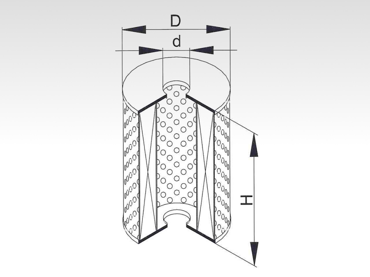 Фильтр для тепловозов и судов, Топливный фильтр фильтр NEVSKY FILTER NF3723