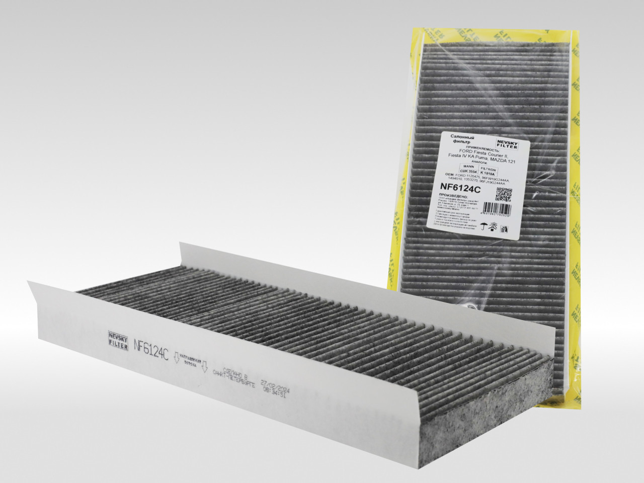 Салонный фильтр фильтр NEVSKY FILTER NF6124CA