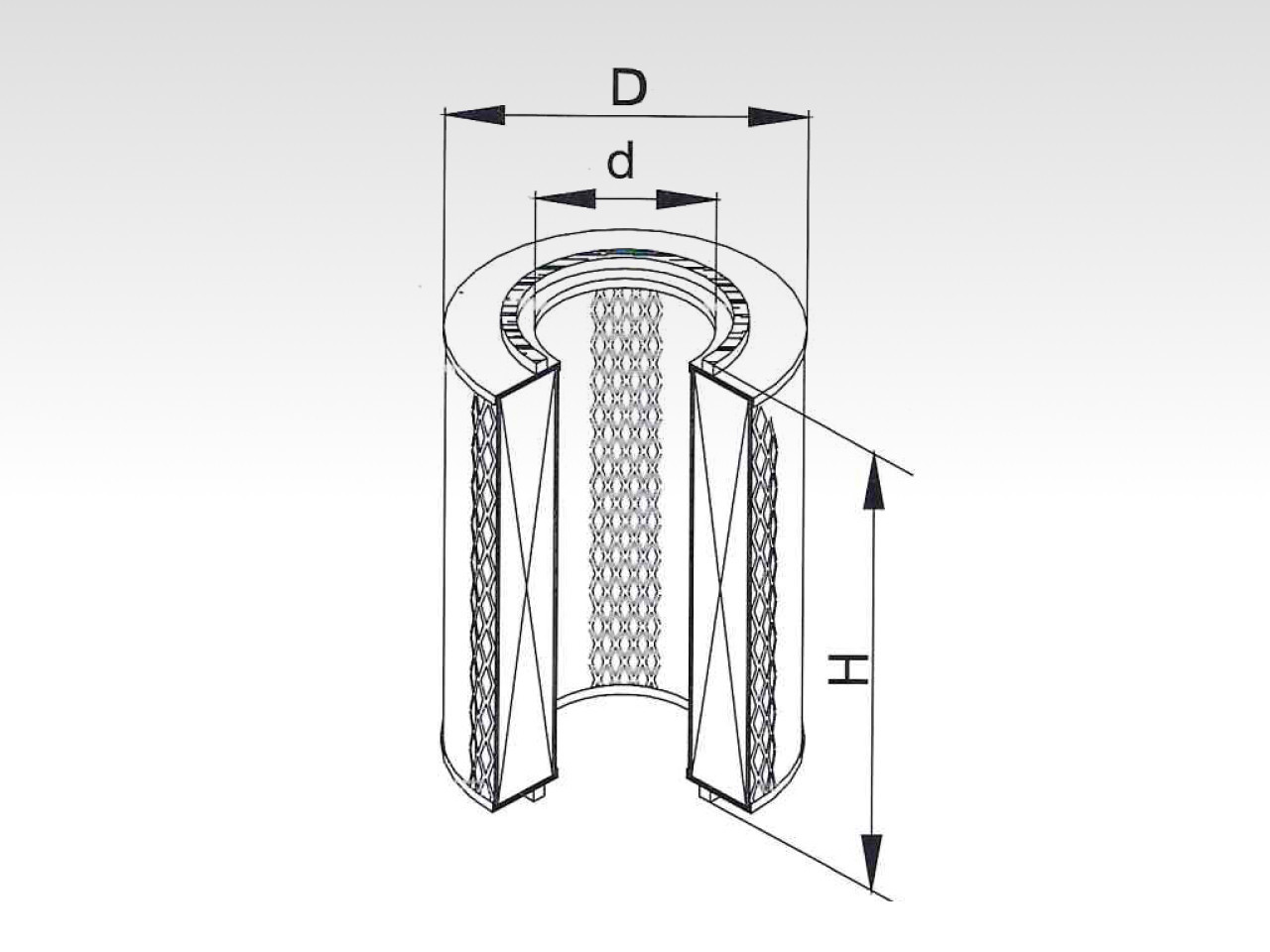 Воздушный фильтр, Воздушный фильтр для компрессоров фильтр NEVSKY FILTER NF9307